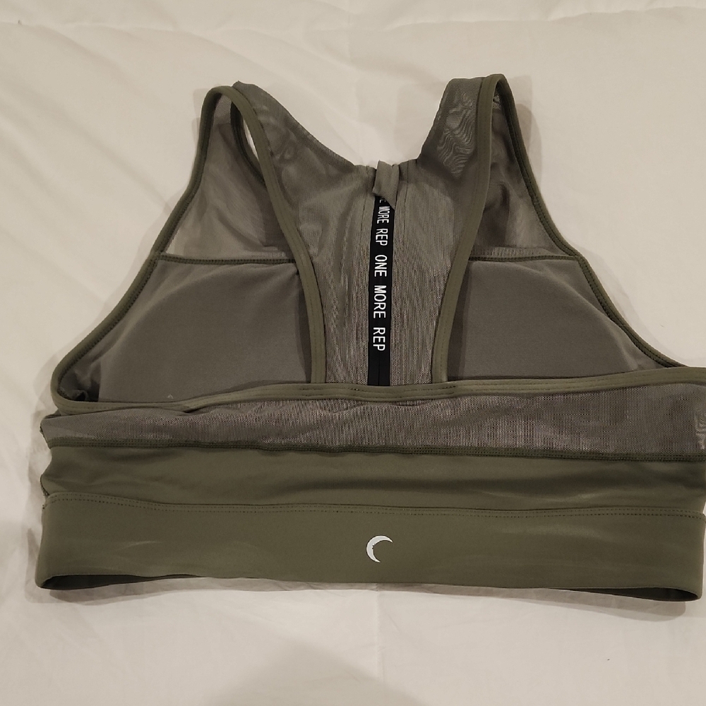 ZYIA Green Racerback Sports Bra Intimates - Picture 2 of 4